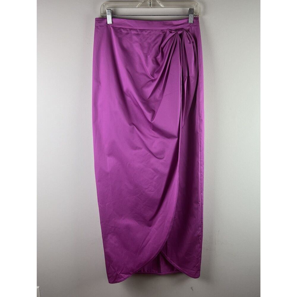 DEVOTION TWINS Khalisi Skirt Purple M Maxi Long NWT